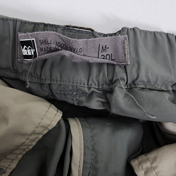 REI Convertible Pants Men's Size 30L Pants to Shorts - Picture 3 of 11